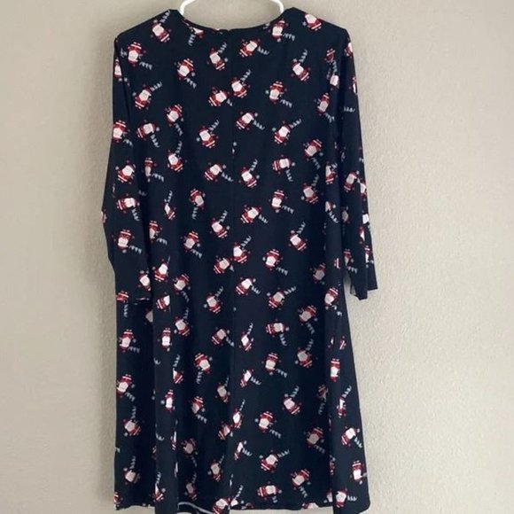 Dress Works Women's Santa Ho Ho Ho Christmas Dress Size Medium - Picture 4 of 6